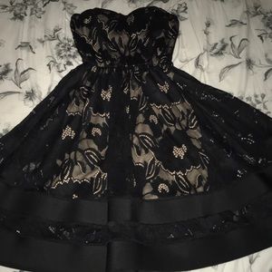 Formal Black Lace Dress